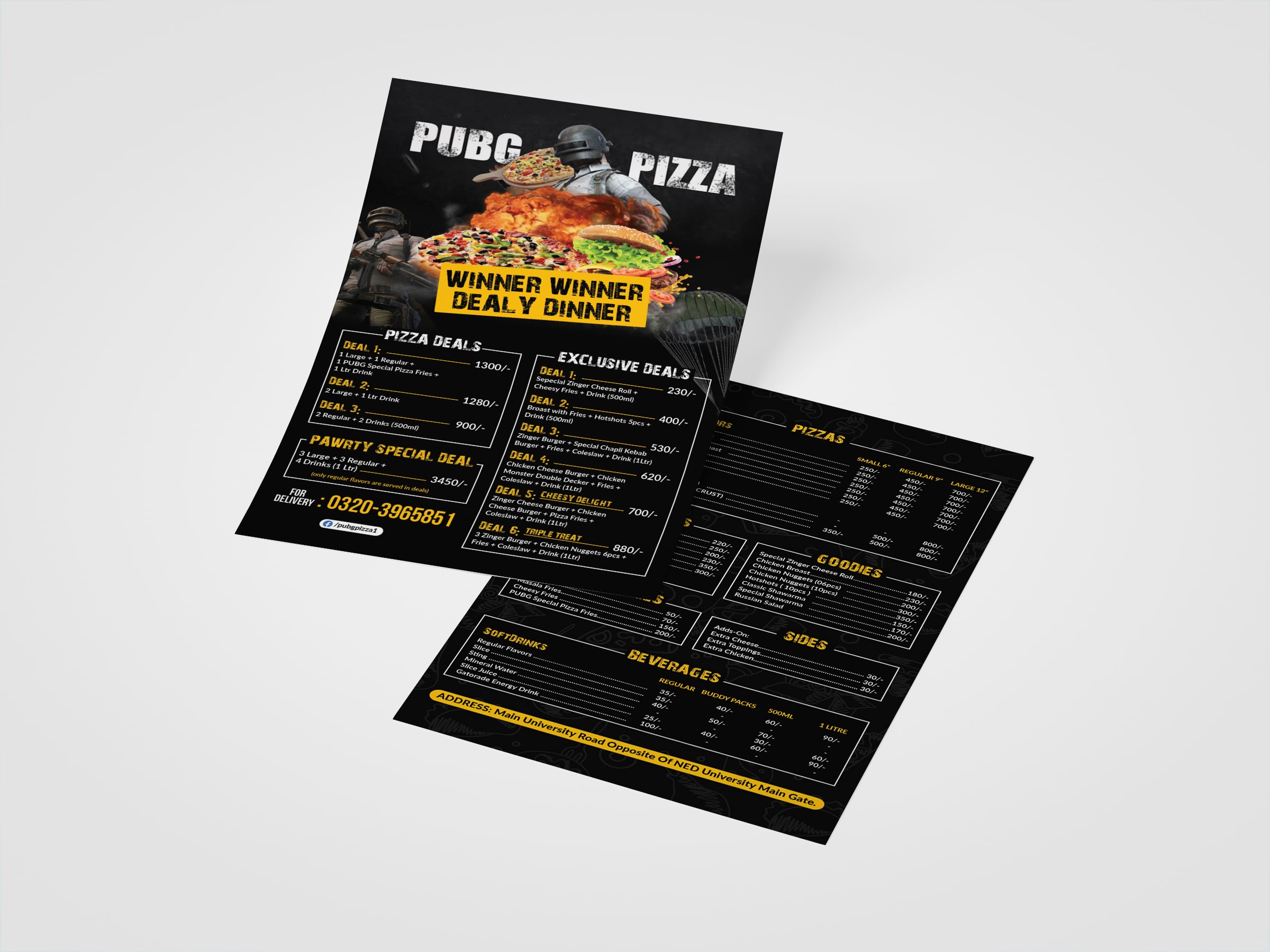 Flyer and Catalog Design Sample for Business Marketing in Italy