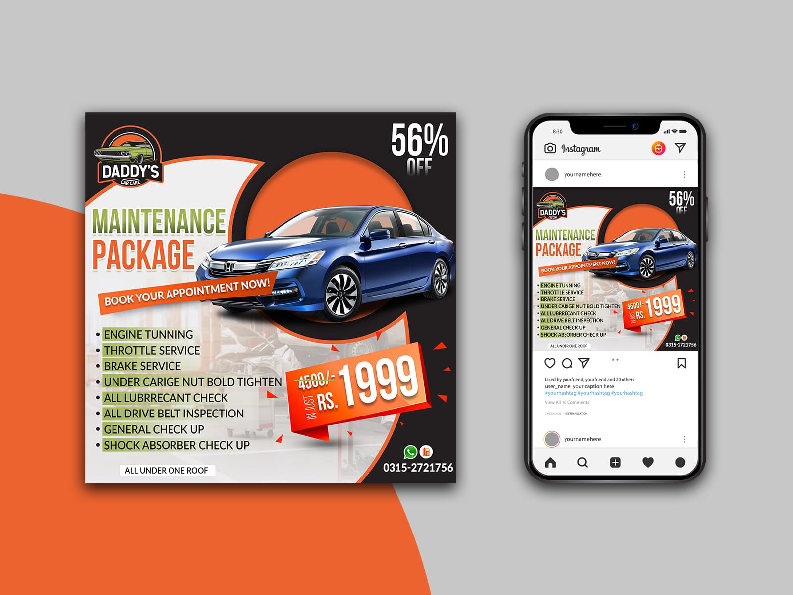 Digital Marketing Motion Graphics Design for Facebook Instagram Italy