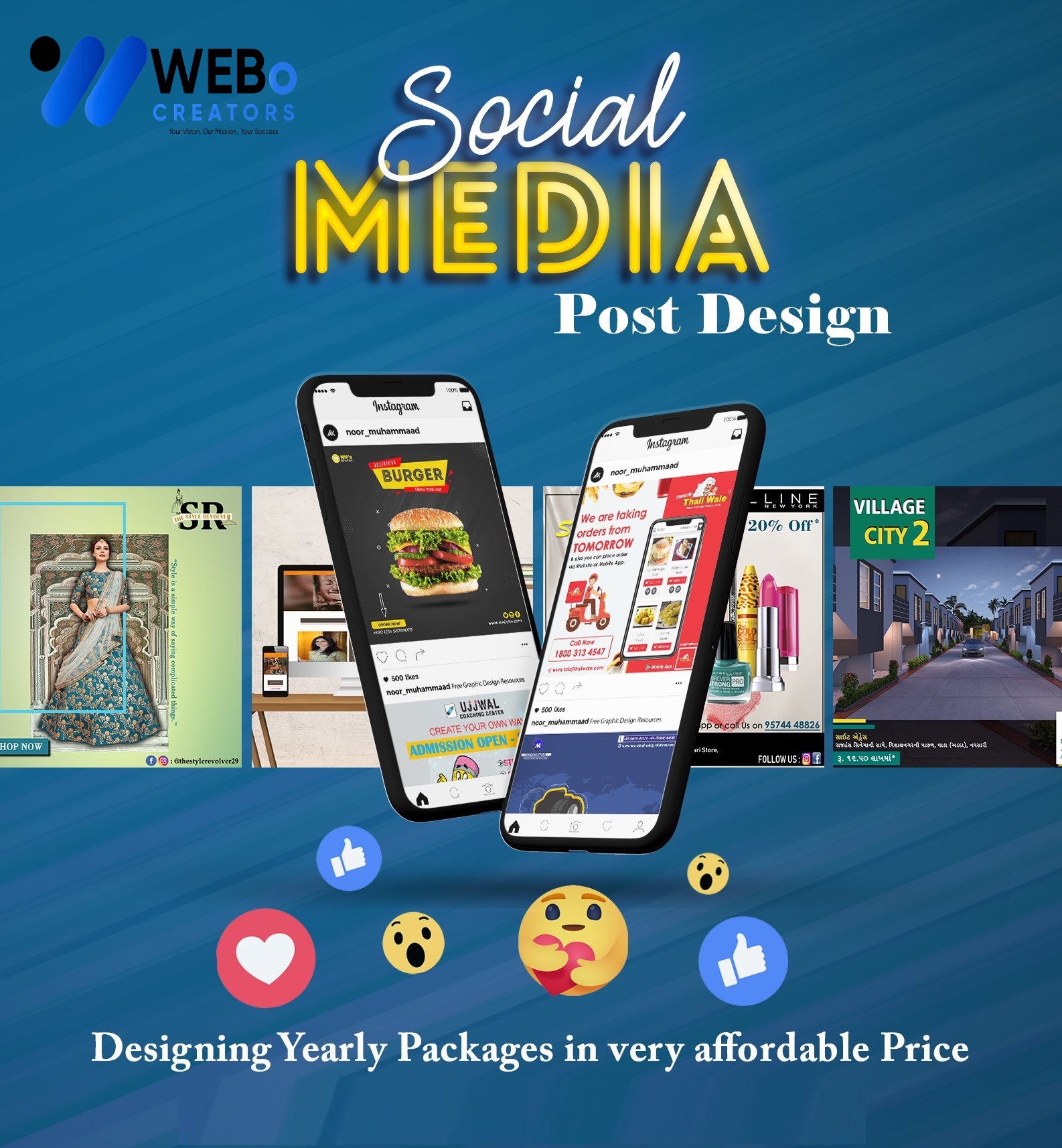 Social Media Post Design Services in Italy for Businesses and Brands