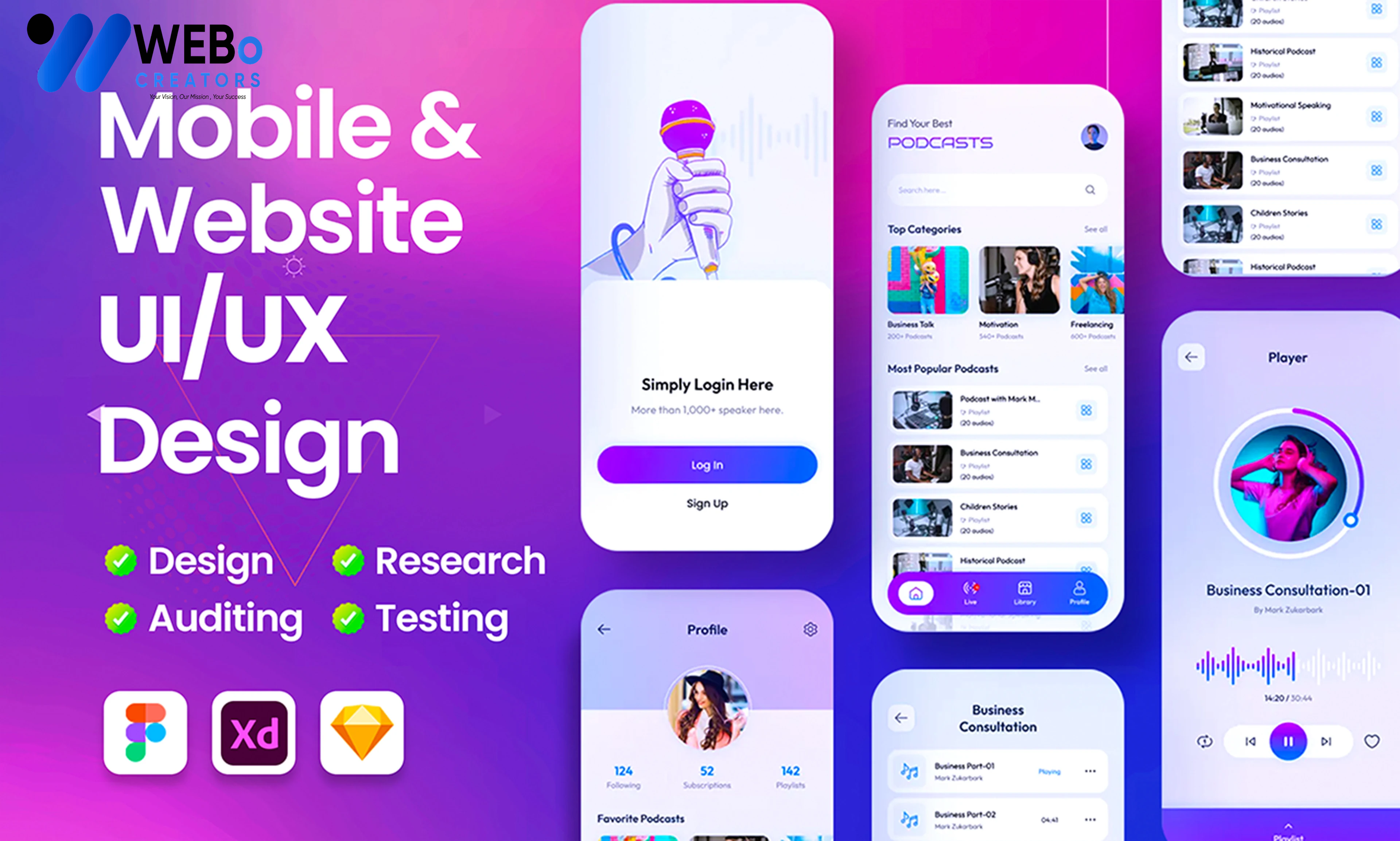 Flutter App UI/UX Design | Beautiful Flutter Interface Design in Italy